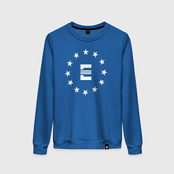 Свитшот хлопковый женский Анклав, цвет: синий