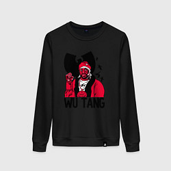 Свитшот хлопковый женский Wu-Tang Clan: Street style, цвет: черный