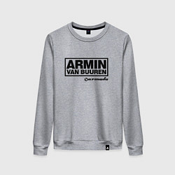 Свитшот хлопковый женский Armin van Buuren, цвет: меланж