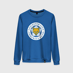 Свитшот хлопковый женский Leicester City FC, цвет: синий