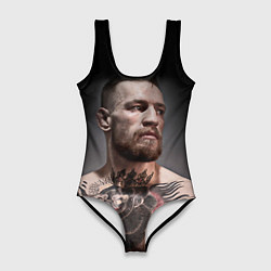 Купальник-боди 3D женский Conor McGregor, цвет: 3D-принт