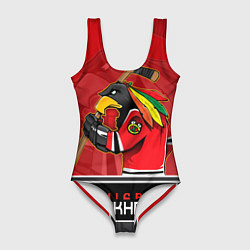 Женский купальник-боди Chicago Blackhawks