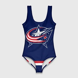 Женский купальник-боди Columbus Blue Jackets