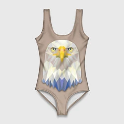 Женский купальник-боди Геометрический орел