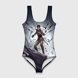 Купальник-боди 3D женский Dishonored: Death of the outsid, цвет: 3D-принт