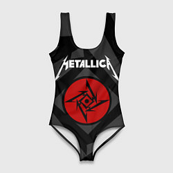 Женский купальник-боди Metallica Star