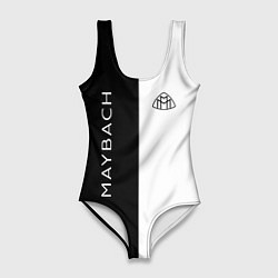 Купальник-боди 3D женский Maybach: B&W, цвет: 3D-принт