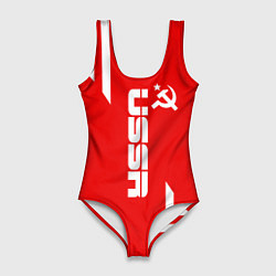 Женский купальник-боди USSR: Red Sport