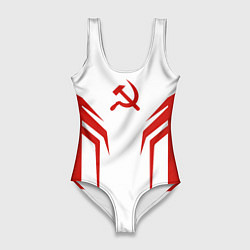 Женский купальник-боди СССР воин