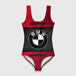 Купальник-боди 3D женский BMW SPORT, цвет: 3D-принт