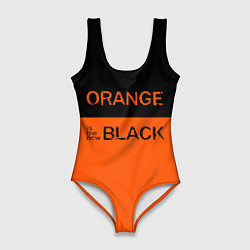 Купальник-боди 3D женский Orange Is the New Black цвета 3D-принт — фото 1