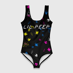Женский купальник-боди Lil Peep: Legend