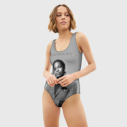 Купальник-боди 3D женский ASAP Rocky: Grey Fashion, цвет: 3D-принт — фото 2