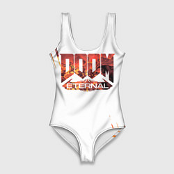 Купальник-боди 3D женский Doom Eternal,, цвет: 3D-принт