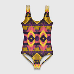 Женский купальник-боди Африканский узор орнамент из шерсти Africa Wool Pa