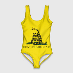 Женский купальник-боди Dont tread on me или Гадзденская змея