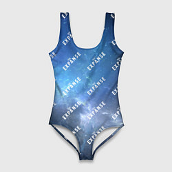 Купальник-боди 3D женский The Expanse pattern, цвет: 3D-принт