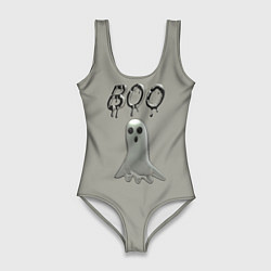 Женский купальник-боди Серый призрак BOO