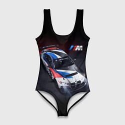Купальник-боди 3D женский BMW M4 GT4 - M Performance - Motorsport, цвет: 3D-принт