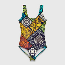 Женский купальник-боди Patterned mosaic