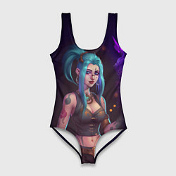 Женский купальник-боди Jinx arcane League of Legends