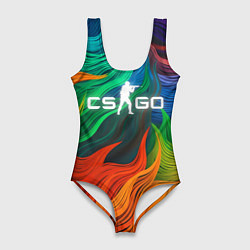 Женский купальник-боди Cs Go Logo Color