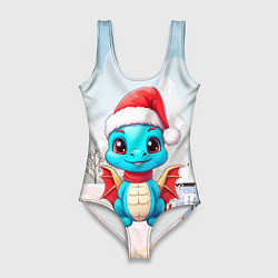 Женский купальник-боди Ветрокрылый дракон удачи