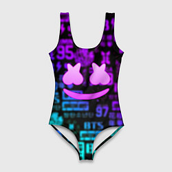 Женский купальник-боди Маршмеллоу x BTS