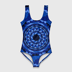 Купальник-боди 3D женский Витраж: морская пучина, цвет: 3D-принт