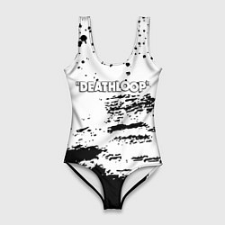 Женский купальник-боди Deathloop чёрные краски