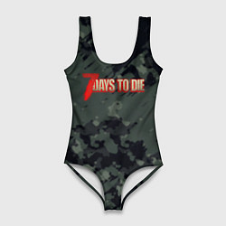 Женский купальник-боди 7 days to die милитари