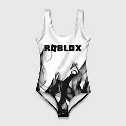 Женский купальник-боди Roblox flame текстура