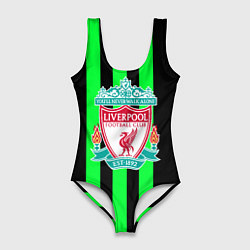 Женский купальник-боди Liverpool line green