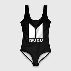 Женский купальник-боди Isuzu white logo