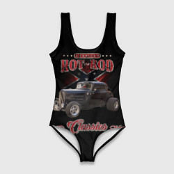 Женский купальник-боди Классический хот-род