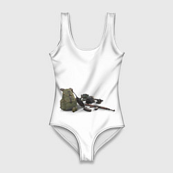Женский купальник-боди Предметы PUBG