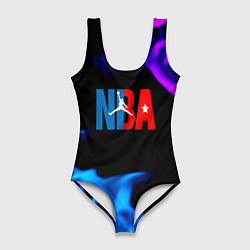 Женский купальник-боди NBA neon flame