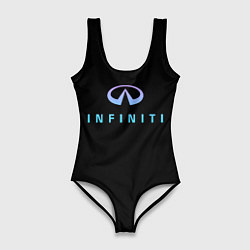 Женский купальник-боди Infiniti logo neon