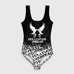Женский купальник-боди Hollywood Undead band