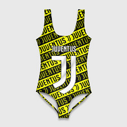 Купальник-боди 3D женский Juventus pattern fc, цвет: 3D-принт