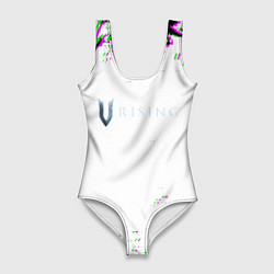 Женский купальник-боди Vrising глитч краски