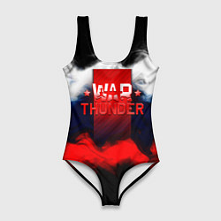 Купальник-боди 3D женский Wartunder Russia краски, цвет: 3D-принт