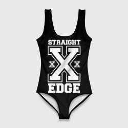 Купальник-боди 3D женский Straight edge SXE, цвет: 3D-принт