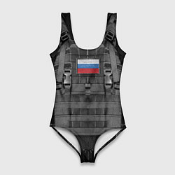 Женский купальник-боди Бронежилет спецназ - армия России