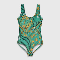 Женский купальник-боди Сафари микс