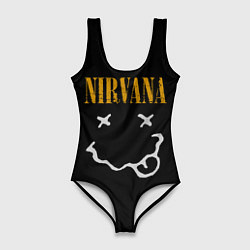 Женский купальник-боди Nirvana rock music