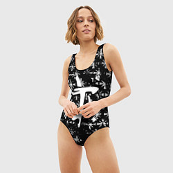 Купальник-боди 3D женский Doom x farcry game, цвет: 3D-принт — фото 2