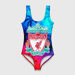 Женский купальник-боди Liverpool неоновые тропики