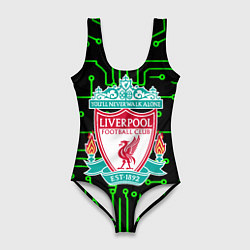 Женский купальник-боди Liverpool плата текстура