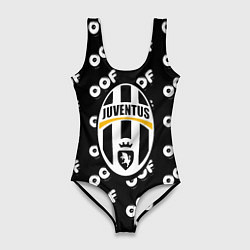 Женский купальник-боди Juventus off pattern